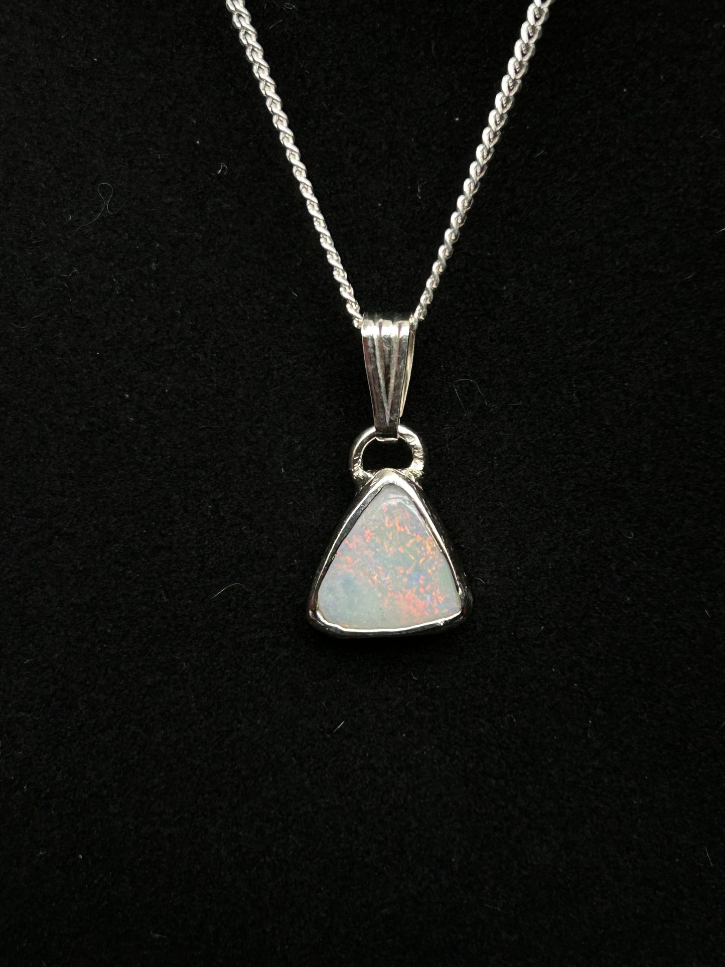 Triangle Opal Pendant