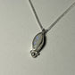 White drop pendant