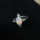 Opal Accent Ring