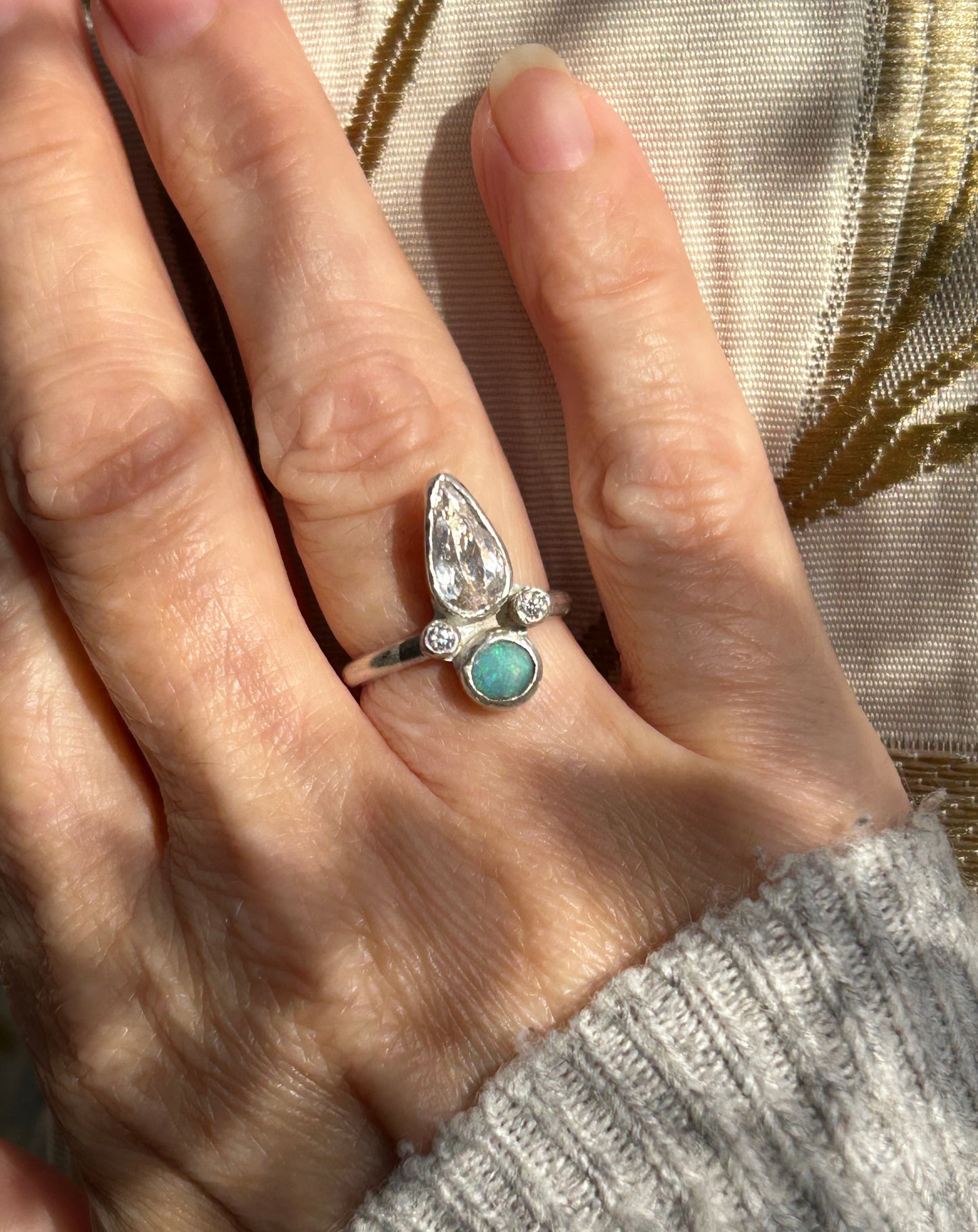 Morganite Eva ring