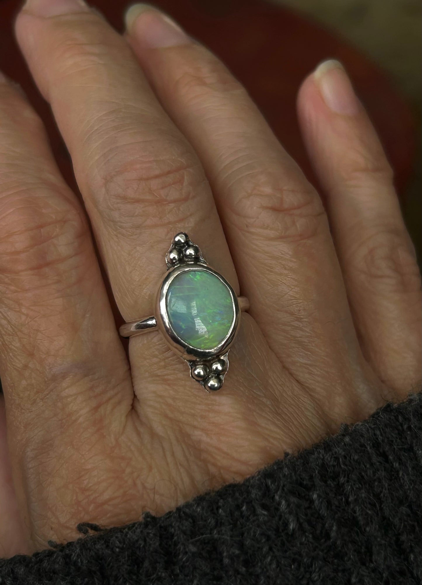 Green Goddess  Ring