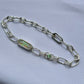 Green opal and Tsavorite bracelet.