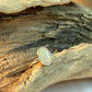 Green Coober Pedy opal ring