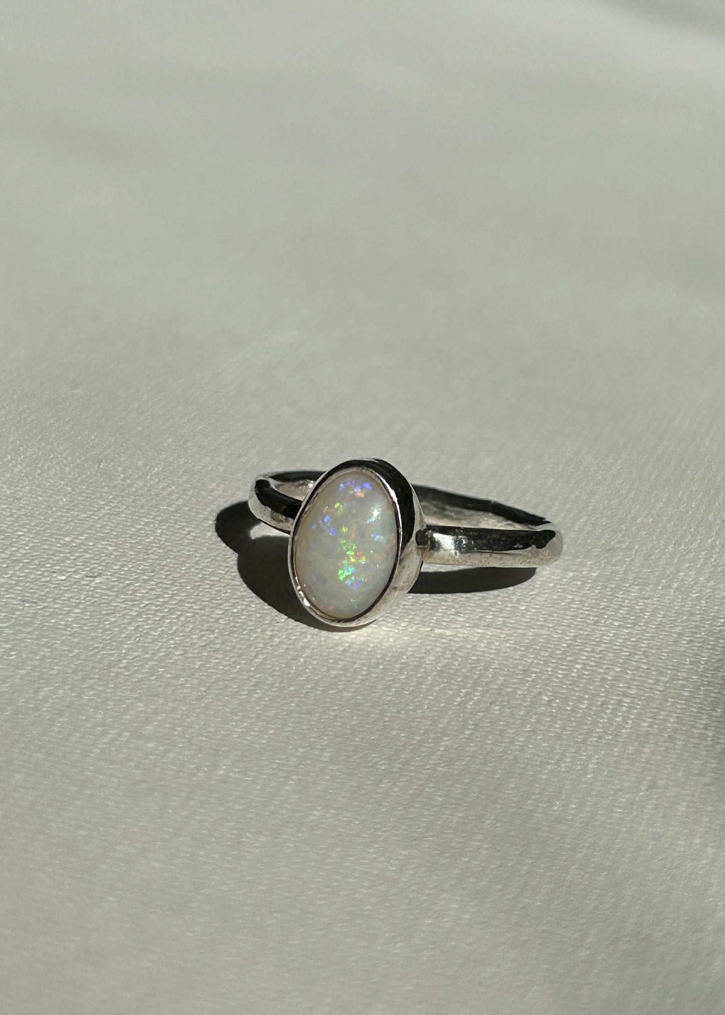 Coober Pedy opal ring