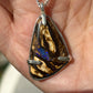Australian Queensland boulder opal pendant