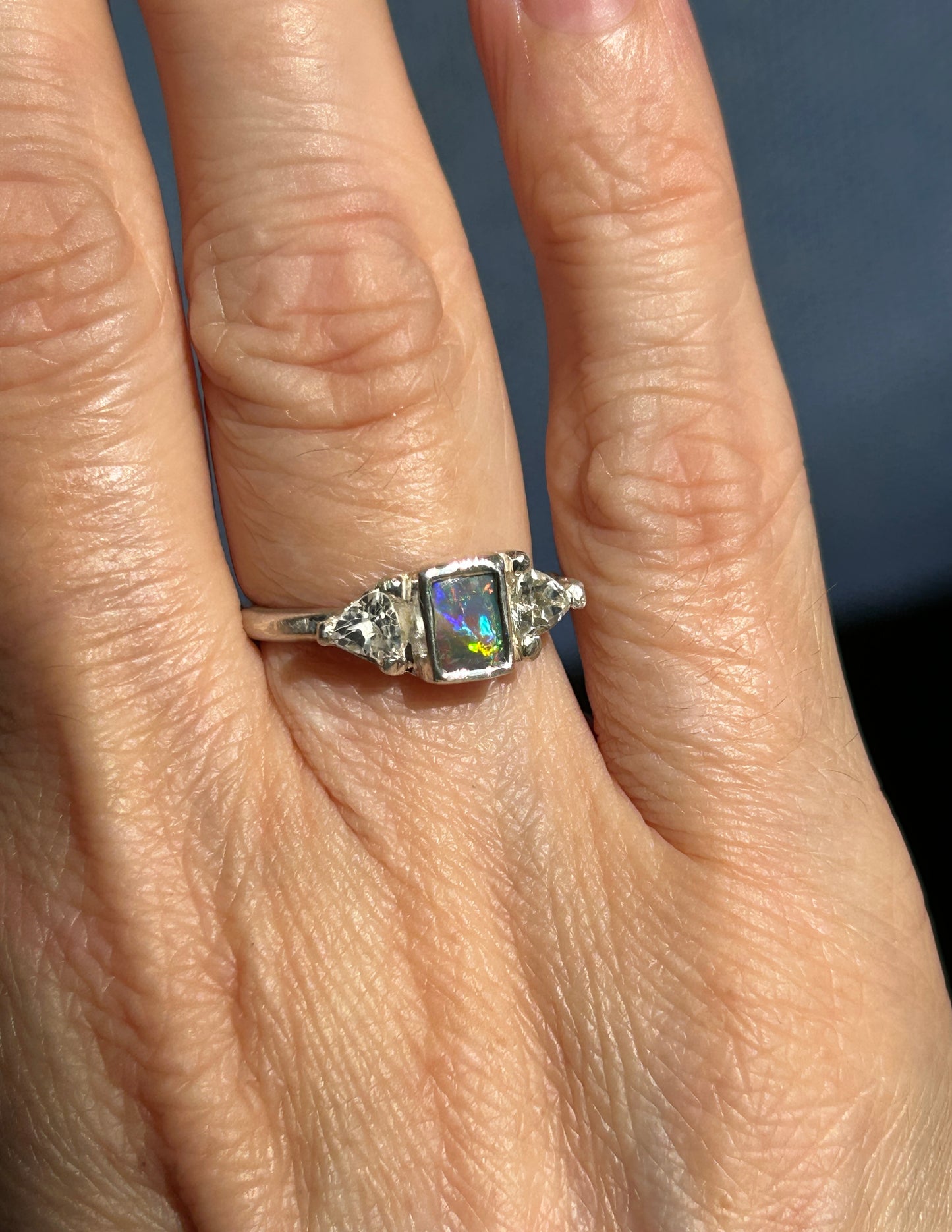 Square trilogy ring