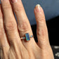 Blue trilogy ring