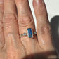 Blue trilogy ring