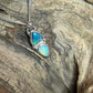 Double Crystal Opal pendant