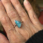 Blue Triangle Ring