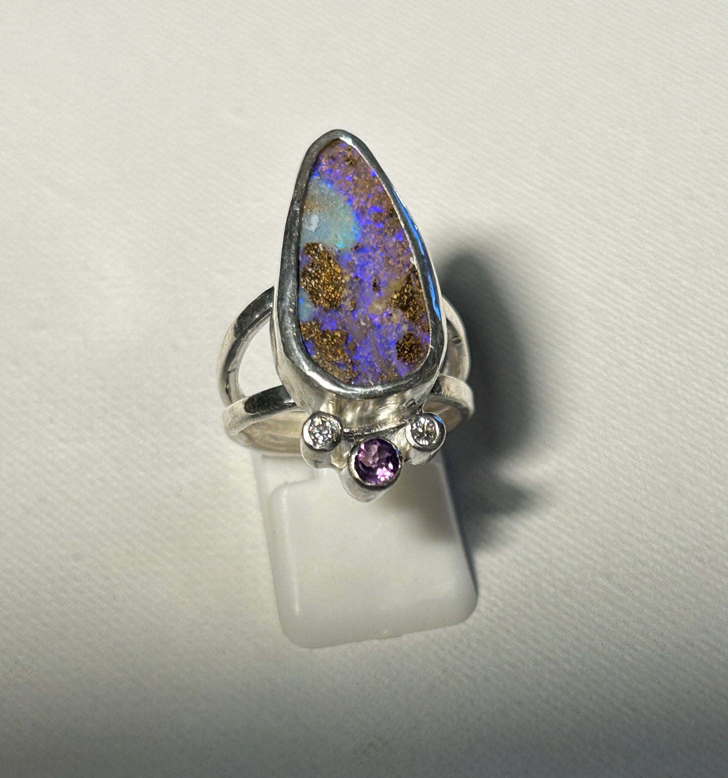 Purple passion crown ring