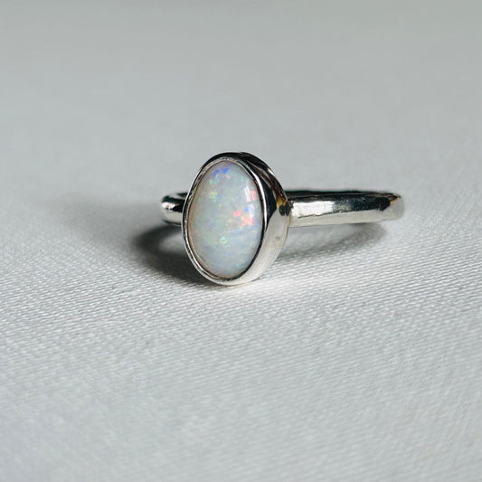 Coober Pedy opal ring