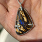 Australian Queensland boulder opal pendant