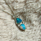 Double Crystal Opal pendant