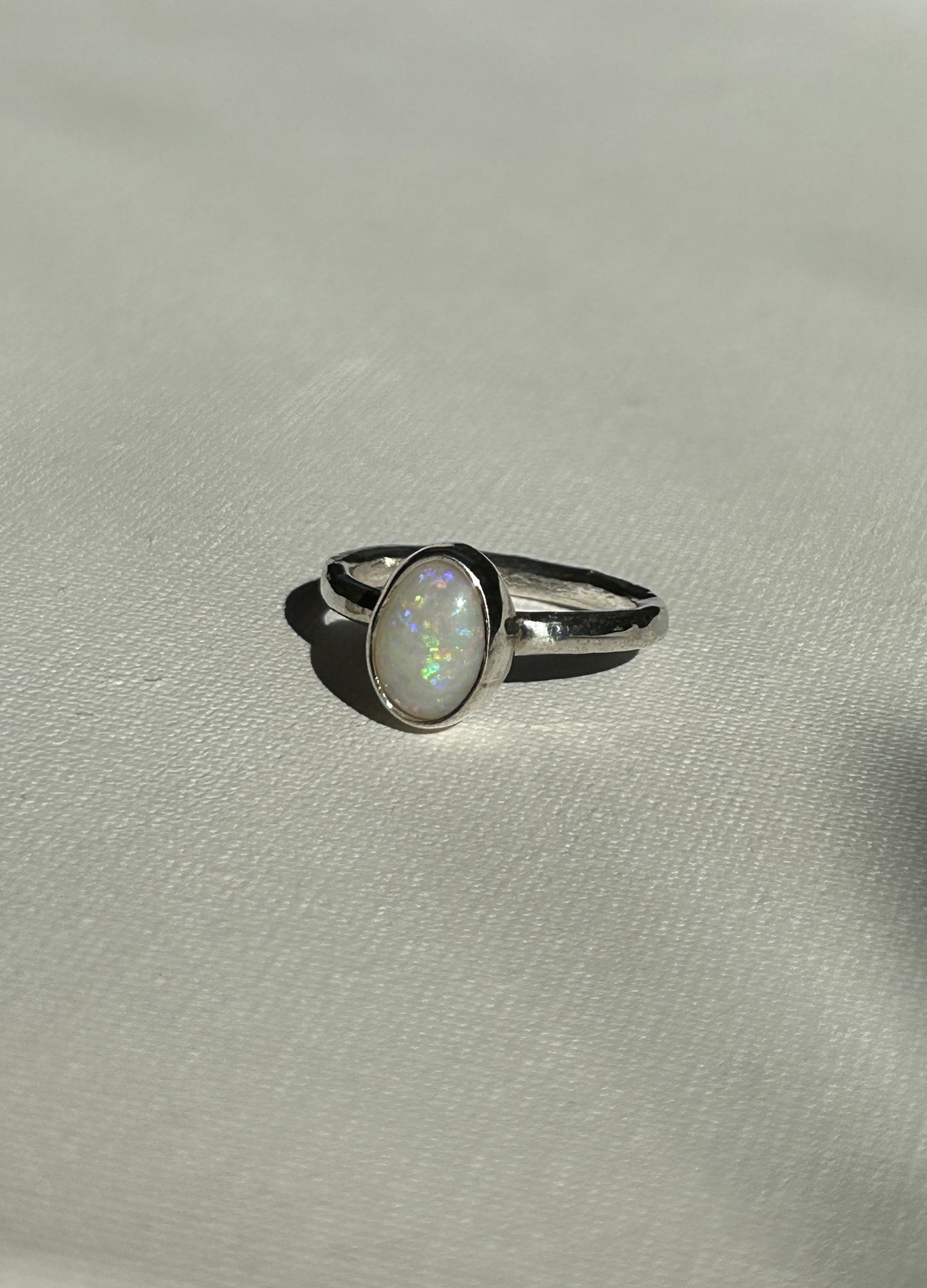Coober Pedy opal ring