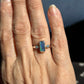 Blue trilogy ring