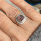 Opal sunbeam ring