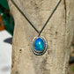 Blue sparkle pendant