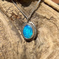 Blue sparkle pendant