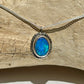 Blue sparkle pendant